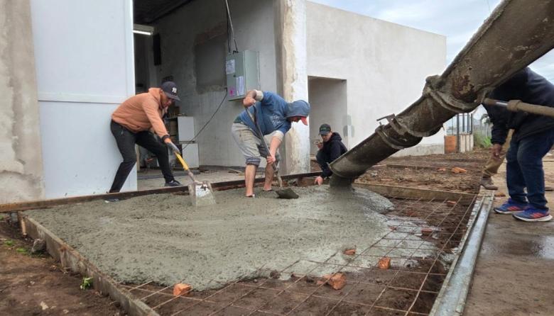 Avanza la construcción del nuevo edificio del Centro de Formación Integral N° 1