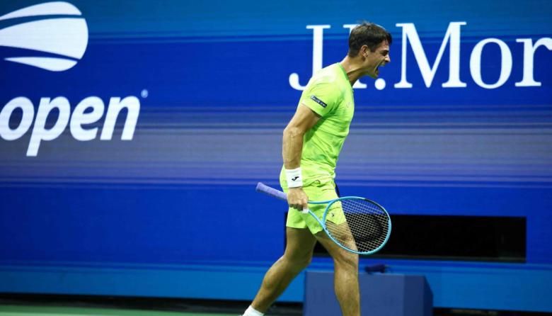 Navone se despidió del US Open tras un gran partido ante Etcheverry