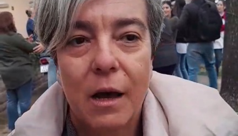 Docentes se movilizaron en Pehuajó tras la agresión a la directora de la Secundaria N°3
