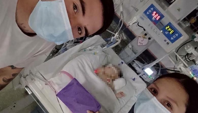 La beba bragadense fue operada con éxito del corazón y aguardan su evolución