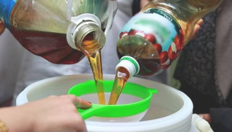 La recolección de aceite vegetal usado suma participación en Nueve de Julio