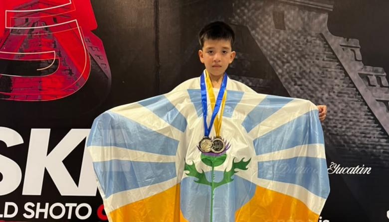 Orgullo de Trenque Lauquen: Thiago Sosa convirtió su sueño en medallas