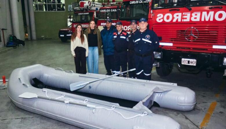 Entregan nuevo equipamiento a los bomberos voluntarios de Casares