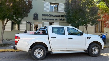 El Municipio compró una nueva camioneta que ya está fumigando