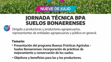 Quedó programada una importante jornada sobre Buenas Prácticas Agrícolas