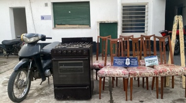 Se recuperó lo robado a un vecino en 25 de Mayo al 1600