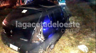 Rescate de una persona tras un vuelco en Ruta 5 y 51