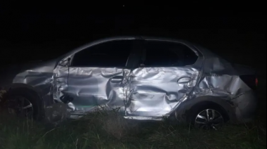 Accidente en el cruce del acceso de Mechita y Ruta 5