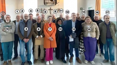 Se conoció la foto de la visita de diputados libertarios a Astiz y otros represores en Ezeiza