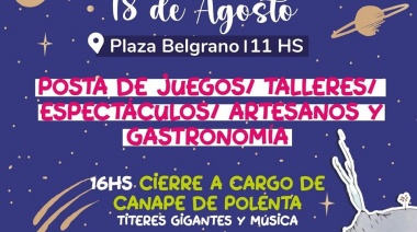 Interesante propuesta para el Día de las Infancias