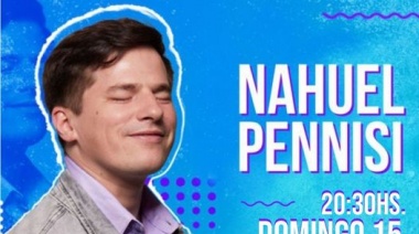 Nahuel Pennisi llega para un concierto solidario