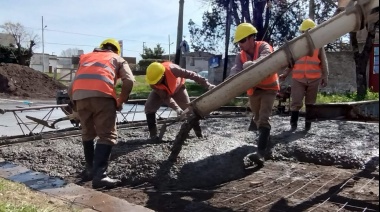 Comenzaron las obras de pavimentación en el Barrio Santa Marta
