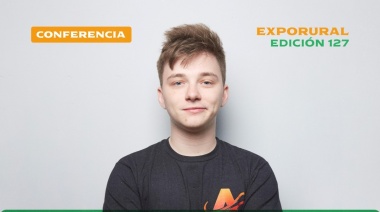 Mateo Salvatto en la rural nuevejuliense