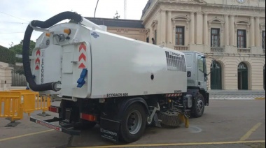 Comenzó a operar en Bragado el nuevo camión barredora