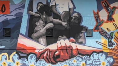 Inauguran un mural que recuerda a las víctimas de Cromañón en PBA
