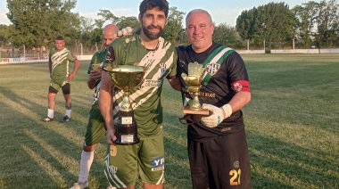 Franco Cángele campeón en el fútbol Senior de Pehuajó