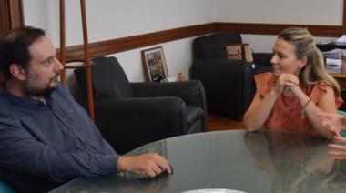 Gentile evaluó el impacto del temporal con autoridades provinciales