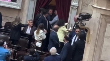 Escándalo en el Congreso: legisladores libertarios a las piñas en Diputados