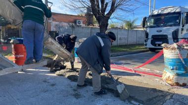 Mantenimiento urbano: avanzan las obras de bacheo en Nueve de Julio