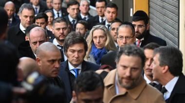 Milei en el acto por AMIA: "No vamos a parar hasta que se haga justicia"