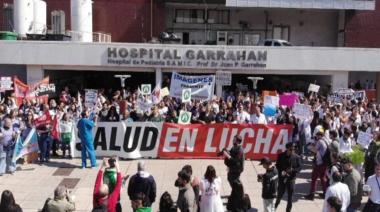Comenzó el paro y la movilización de los trabajadores del Hospital Garrahan