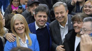 Kicillof se mostró con sus candidatos en la Tercera Sección
