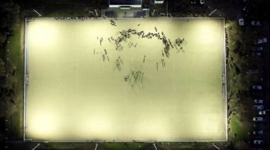Inauguraron la iluminación de la cancha de hockey municipal