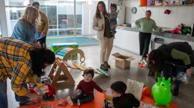 Donaron juegotecas a los Centros de Desarrollo Infantil casarenses