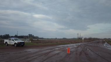 Rige la prohibición de circulación en caminos rurales de Nueve de Julio