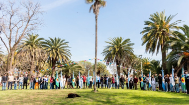 Acto en el Parque San Martín por el Día de los Derechos de los Estudiantes Secundarios