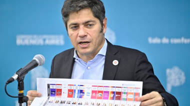 Con críticas a Milei, Axel Kicillof presentó la boleta única de papel