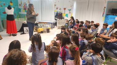 El Museo visitó el Jardín 906 con una propuesta sobre colectividades