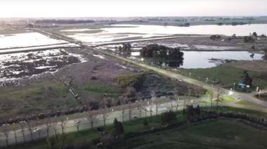 Bragado en alerta por el desborde de canales cerca del casco urbano