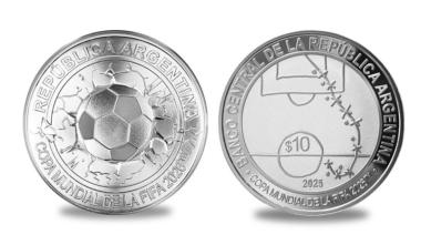 Nueva moneda homenajea el gol de Maradona a Inglaterra en México 1986