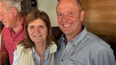 Linares de la Libertad Avanza junto a Patricia Bullrich en 9 de Julio