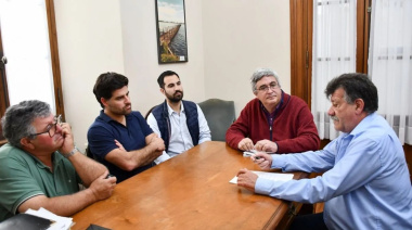 Barenghi recibió al ministro Rodríguez y destacó el apoyo de Provincia