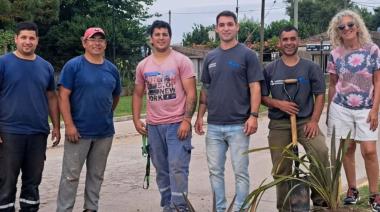 Avanza el programa de “embellecimiento” del Boulevard Buenos Aires