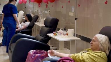 Realizan exitosa colecta anual de sangre: 80 donaciones en una jornada