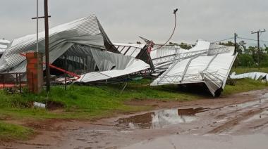 Fuertes tormentas causaron destrozos en el centro y sudoeste bonaerense