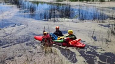 Guardavidas de Bragado se capacitan en rescate en inundaciones