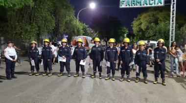 Nueve nuevos bomberos voluntarios se incorporaron al cuartel de Pehuajó