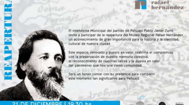 Reabre sus puertas el Museo Regional Rafael Hernández