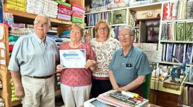 La Cámara de Comercio de Pehuajó distinguió a comercios históricos