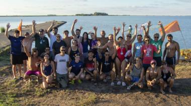 Simón Torres y Martina Ruiz se impusieron en la Maratón de Aguas Abiertas