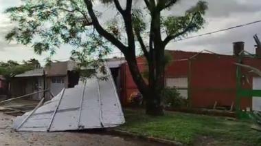 Fuertes vientos causaron importantes daños en Carlos Casares