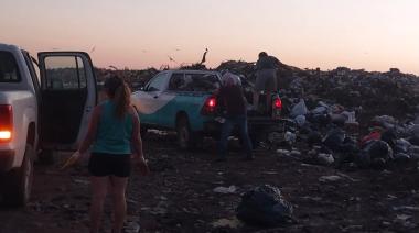 Gentile encabezó la recolección de residuos para garantizar la salud pública