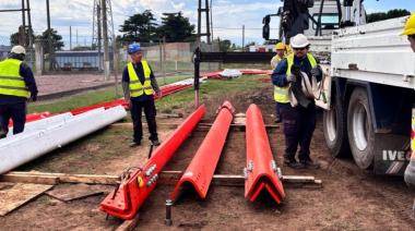 Avanza la obra de la línea de alta tensión que une Nueve de Julio con 25 de Mayo