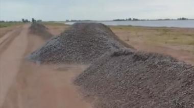 El intendente Zurro recorrió las obras en las inmediaciones de La Salada