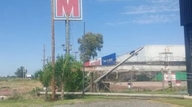 Un temporal repentino dejó daños y un importante corte total de luz en Bragado