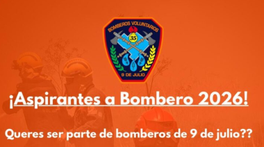 Bomberos Voluntarios abre la inscripción para Aspirantes en ambos sexos
